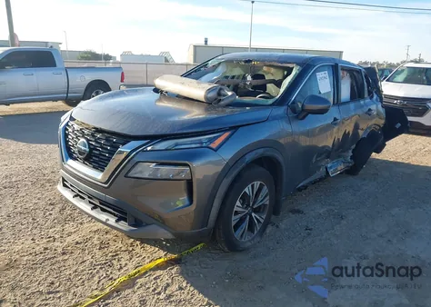 2021 Nissan Rogue Sv Fwd z USA, uszkodzony, nr VIN 5N1AT3BAXMC680556